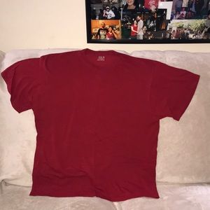 Fruit of the loom XL red short sleeved shirt 💕